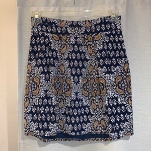 L’AGENCE silk mini skirt